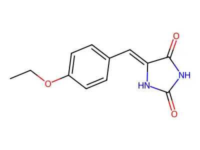 5-((4-Ethoxyphenyl)methylene)imidazolidine-2,4-dione structure