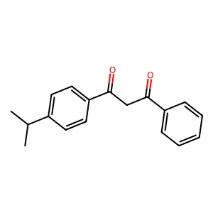 4-Isopropyldibenzoylmethane structure
