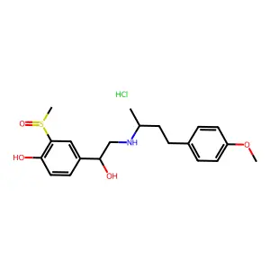 Sulfinalol HCl structure