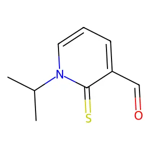 N-Isopropyl-3-formyl-2(1H)-pyridinethione structure