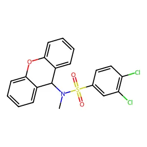 Methyl 4,6-O-benzylidene-3-O-[hydroxy(phenylimino)methyl]hexopyranoside structure
