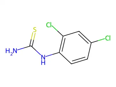 1-(2,4-Dichlorophenyl)-2-thiourea structure