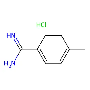 4-Methylbenzene-1-carboximidamide hydrochloride structure