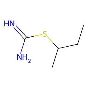 Butan-2-yl carbamimidothioate structure