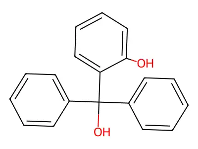 2-Hydroxytriphenylmethanol structure