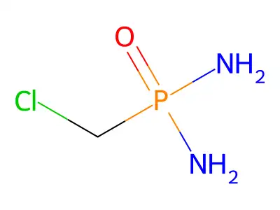Phosphonic diamide, 4-(chloromethyl)- structure
