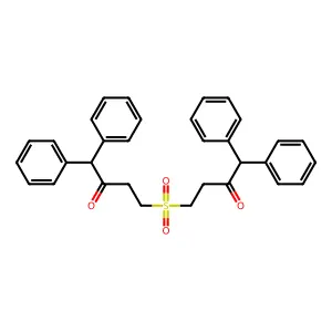 4,4'-Sulfonylbis(1,1-diphenylbutan-2-one) structure