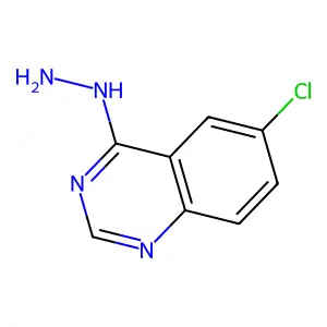 6-Chloro-4-hydrazinoquinazoline structure
