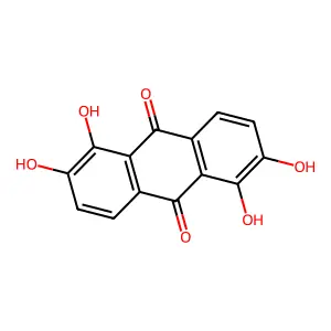 1,2,5,6-四羟基蒽醌 structure