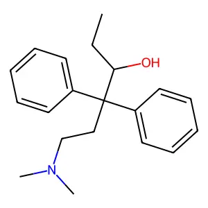 6-(Dimethylamino)-4,4-diphenylhexan-3-ol structure