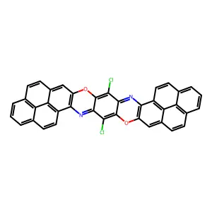 Diphenaleno[1,9-ab:1',9'-lm]triphenodioxazine, 8,19-dichloro- structure