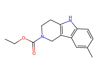ethyl 8-methyl-1,3,4,5-tetrahydro-2H-pyrido[4,3-b]indole-2-carboxylate structure