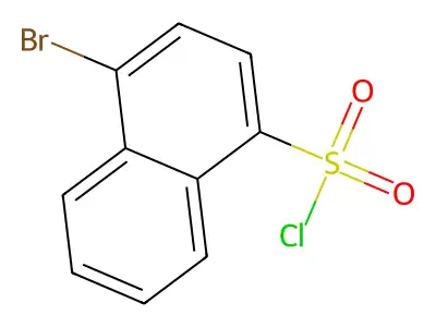 4-bromonaphthalene-1-sulfonyl Chloride structure