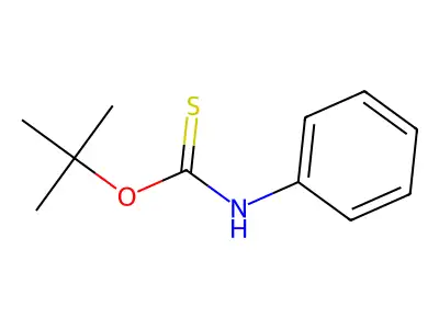 O-tert-Butyl phenylcarbamothioate structure