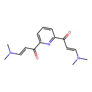 2-Propen-1-one, 1,1'-(2,6-pyridinediyl)bis[3-(dimethylamino)- structure