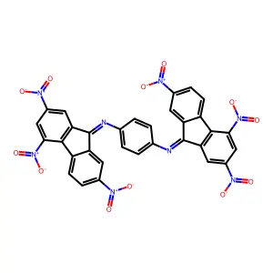 (9E,9'E)-N,N'-(1,4-Phenylene)bis(2,4,7-trinitro-9H-fluoren-9-imine) structure