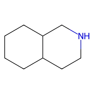 十氢异喹啉 structure