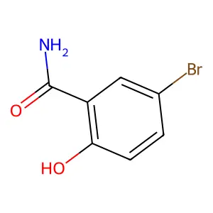 5-Bromosalicylamide structure