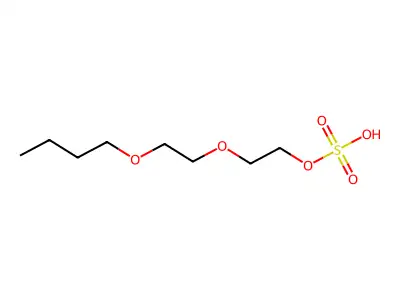 2-(2-Butoxyethoxy)ethyl hydrogensulphate structure