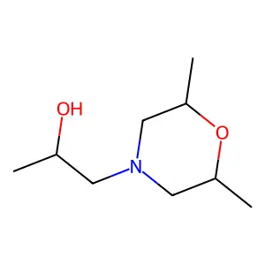 alpha,2,6-Trimethylmorpholin-4-ylethanol structure