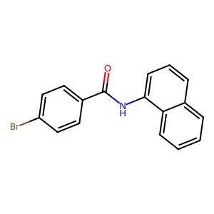 4-Bromo-N-(1-naphthyl)benzamide structure