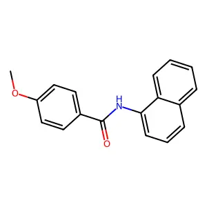 4-Methoxy-N-(1-naphthyl)benzamide structure