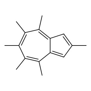Azulene, 2,4,5,6,7,8-hexamethyl- structure