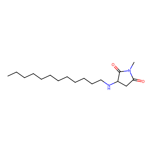 3-(Dodecylamino)-1-methylpyrrolidine-2,5-dione structure