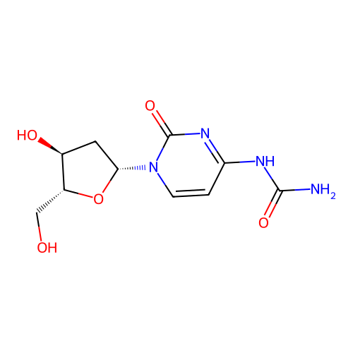 Cytidine, N-(aminocarbonyl)-2'-deoxy- structure