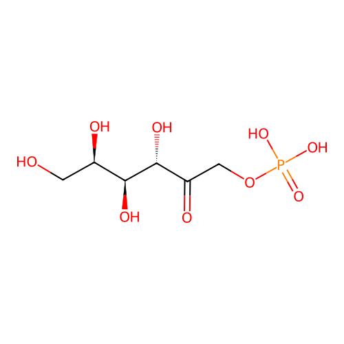 D-Tagatose 1-phosphate structure
