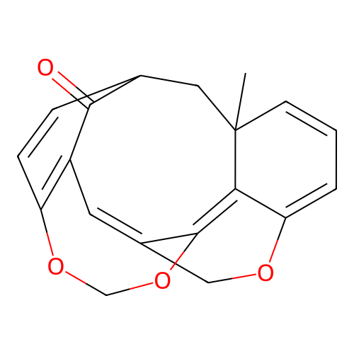 6-methyl-6,12-methano-6H,12H,13H-benzopyran(4,3-d)benzodioxocin-13-one structure