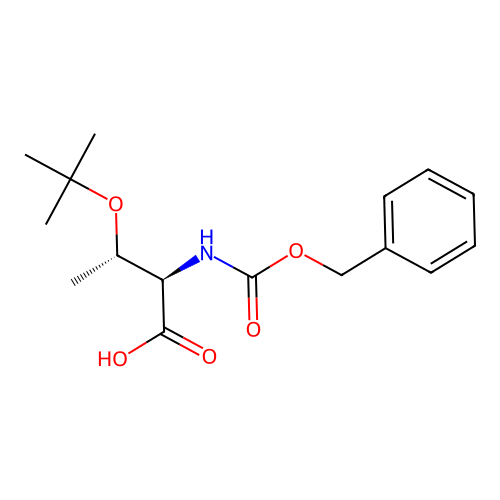 (2R,3S)-2-{[(benzyloxy)carbonyl]amino}-3-(tert-butoxy)butanoic acid structure