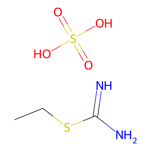 Sulfuric acid--ethyl carbamimidothioate (1/1) structure