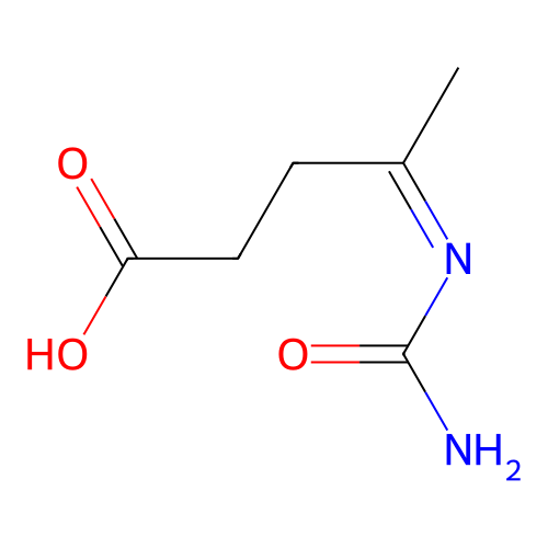 4-Carbamoyliminopentanoic acid structure