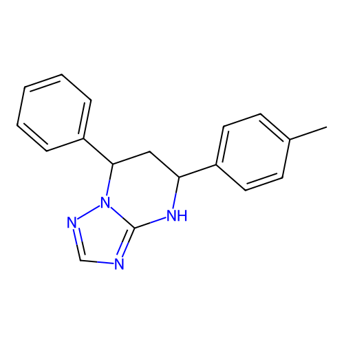 5-(4-Methylphenyl)-7-phenyl-4,5,6,7-tetrahydro[1,2,4]triazolo[1,5-a]pyrimidine structure