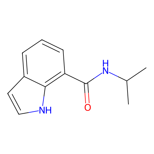 N-propan-2-yl-1H-indole-7-carboxamide structure