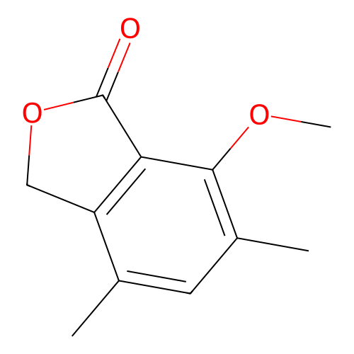 7-methoxy-4,6-dimethyl-3H-isobenzofuran-1-one structure