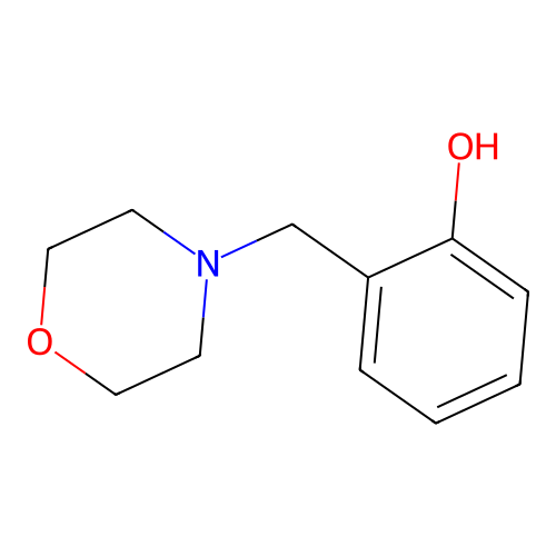 2-(4-Morpholinylmethyl)phenol structure