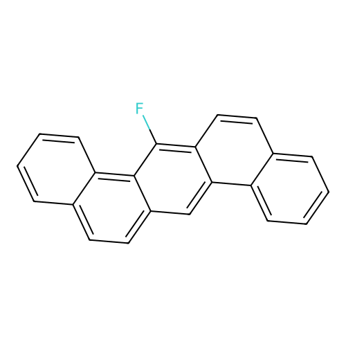 Dibenz(a,h)anthracene, 7-fluoro- structure