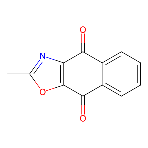 2-Methylbenzo[f][1,3]benzoxazole-4,9-dione structure