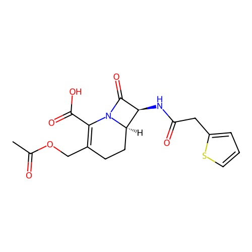 1-Carbacephalothin structure