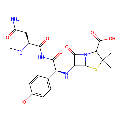 L-Aspoxicillin trihydrate structure