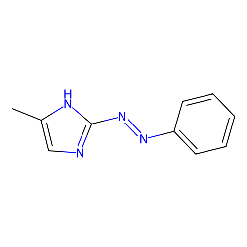(5-methyl-1H-imidazol-2-yl)-phenyldiazene structure