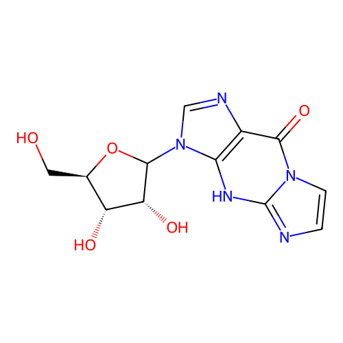 1,N(2)-Ethenoguanosine structure