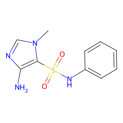 4-Amino-1-methyl-N-phenyl-1H-imidazole-5-sulfonamide structure