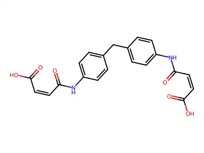 4,4'-methylenebis(maleanilic acid) structure