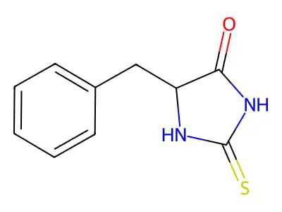 4-Imidazolidinone, 5-(phenylmethyl)-2-thioxo- structure