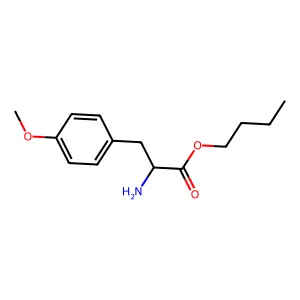 Butyl 2-amino-3-(4-methoxyphenyl)propanoate structure