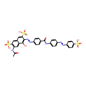 Naphthalenedisulfonic acid der. structure