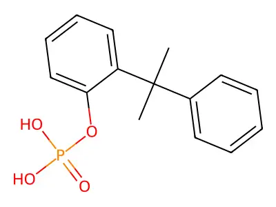 Phenol, (1-methyl-1-phenylethyl)-, 1,1',1''-phosphate structure